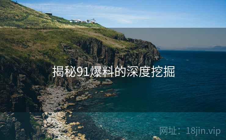 揭秘91爆料的深度挖掘