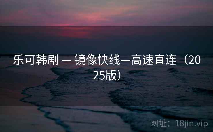 乐可韩剧 — 镜像快线—高速直连（2025版）