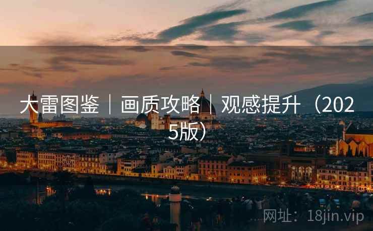 大雷图鉴|画质攻略|观感提升(2025版)