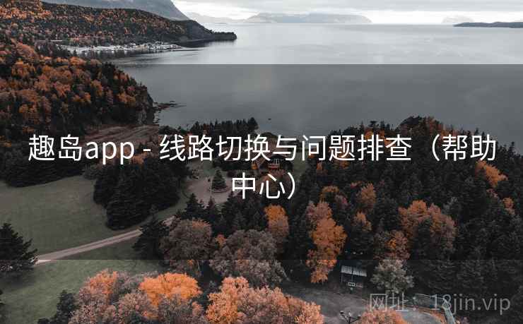 趣岛app - 线路切换与问题排查(帮助中心)