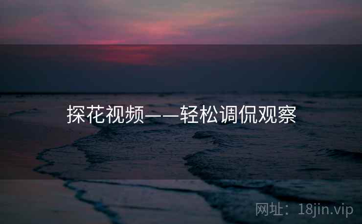 探花视频——轻松调侃观察